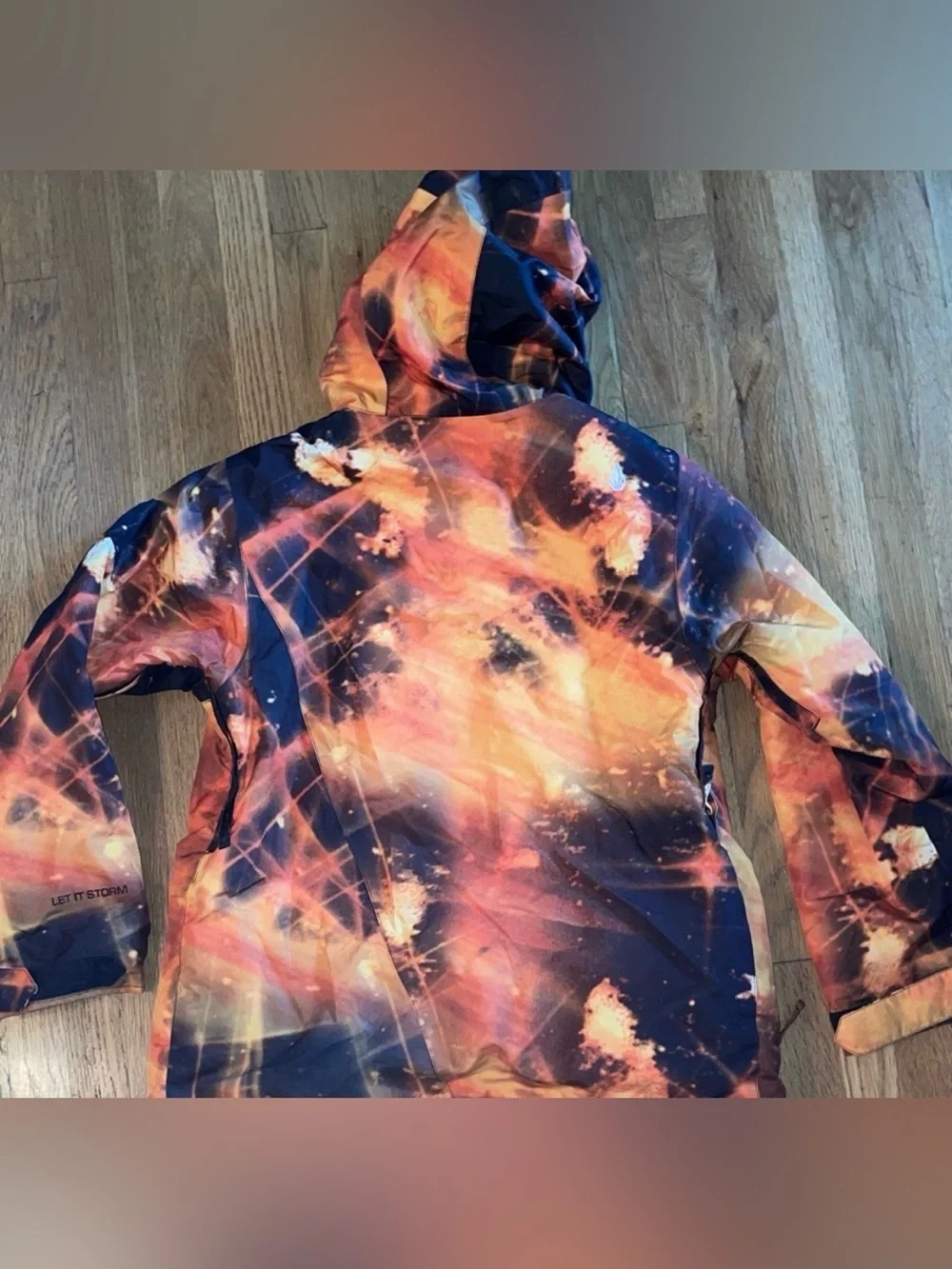 Volcom Snow Jacket - Youth Large - Orange Black